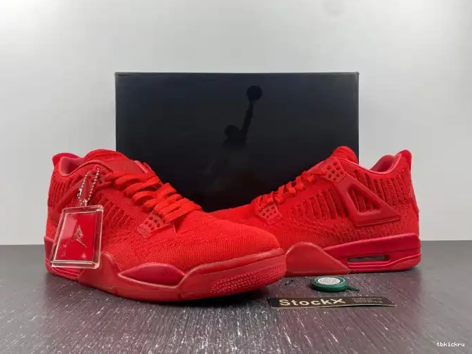 Reps TBK Flyknit Red 4 AQ3559-600 Retro Jordan 0503